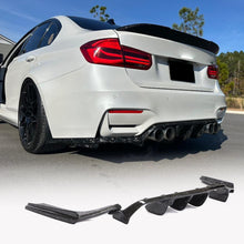 Rear Bumper Diffuser Carbon Fiber V5 (for F82/F83) for BMW 4 series F-32 2012-2020 - image 1