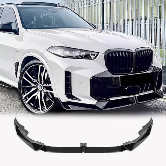 Front Lip Paradigm V-5 (2023-, gloss black) for BMW X5 G05 2019- - image 1
