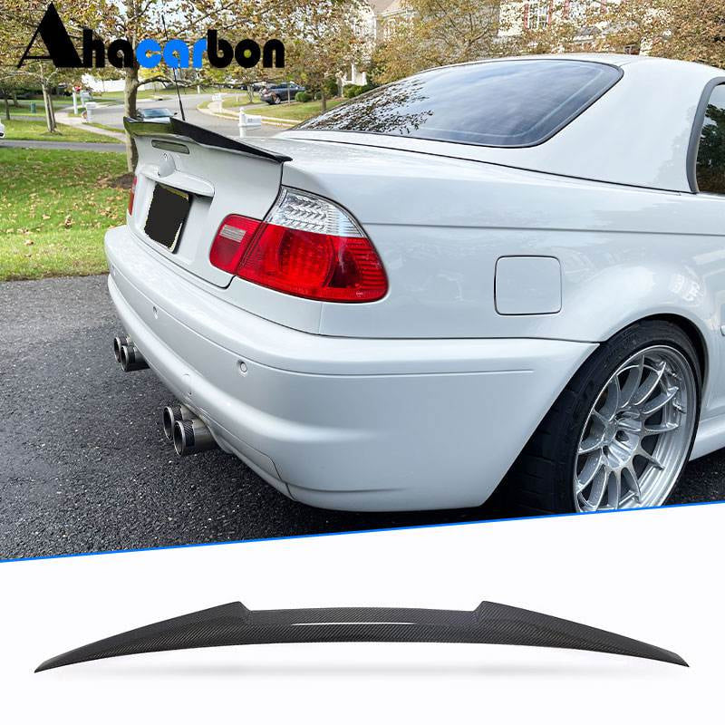 M4-Style Spoiler (for Coupe, Carbon) for BMW 3 Series E46 1998-2006 - image 1