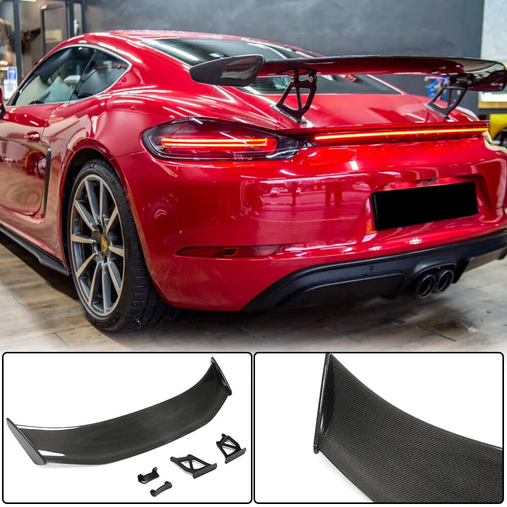 Spoiler (for GT4 Coupe, Carbon) for Porsche Boxster/Cayman 982 (718) 2016- - image 1