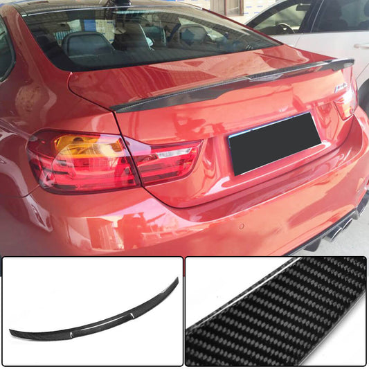Rear Trunk Spoiler Carbon Fiber V2 (for F82) for BMW 4 series F-32 2012-2020 - image 1
