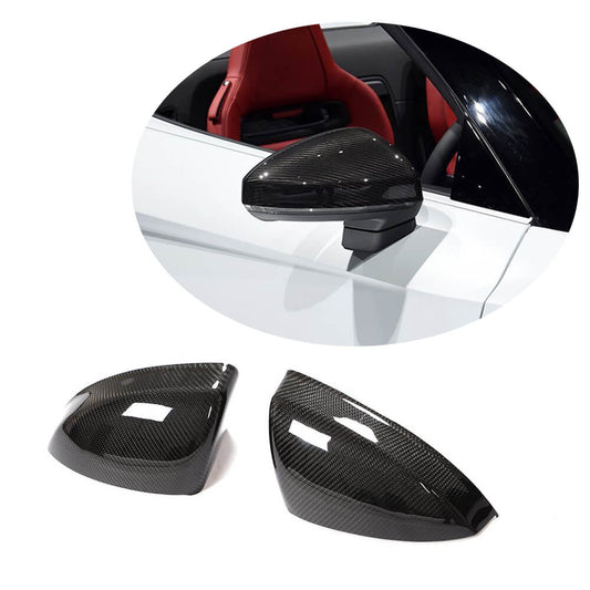Mirror Covers Add-on Dry Carbon Fiber for Audi TT 2014-2023 - image 1