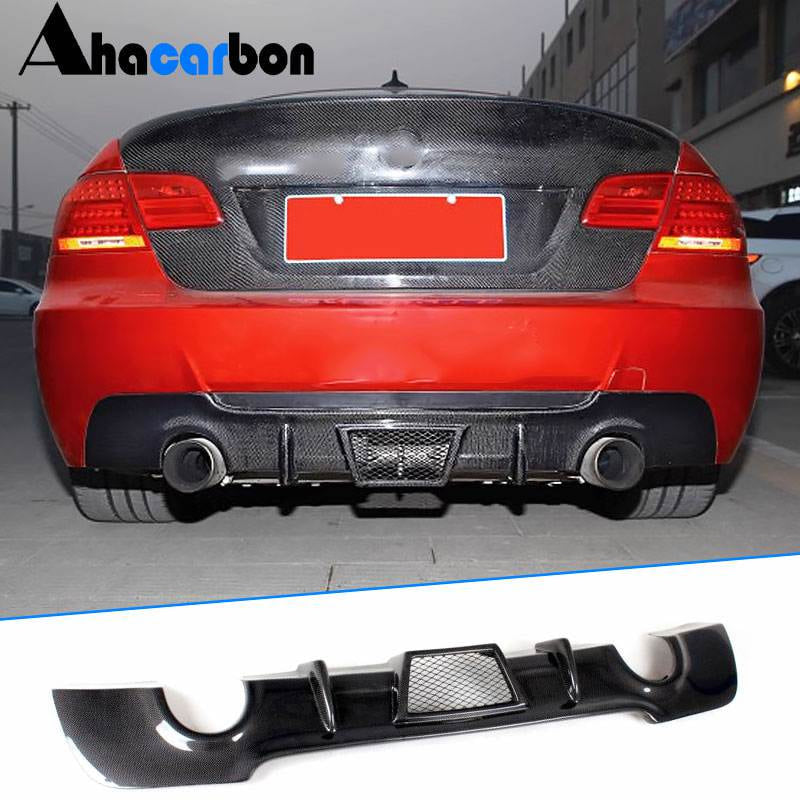 Rear Bumper Diffuser (for M-Sport, Carbon) for BMW 3 Series E92/E93 2006–2013 - image 1