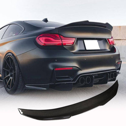 Rear Trunk Spoiler Carbon Fiber V1 (for F82) for BMW 4 series F-32 2012-2020 - image 1