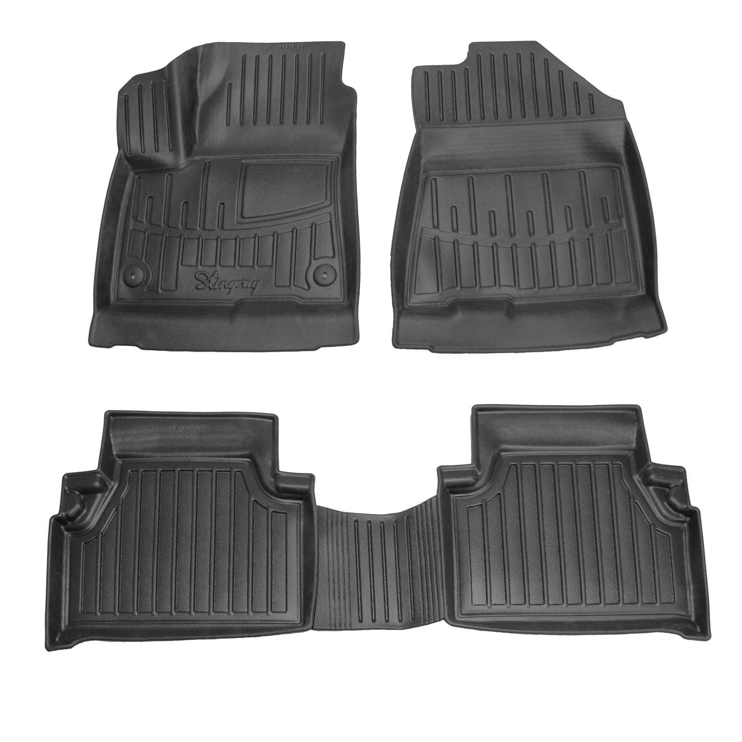 Rubber Floor Mats Stingray 3D (For EV, 5 pcs) for Kia Soul III 2019- - image 1