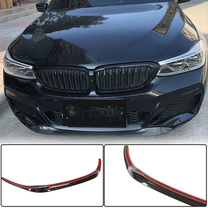 Front Bumper Lip for M-Sport 2017-2020 Carbon for BMW 6 Series G32 2017- - image 1