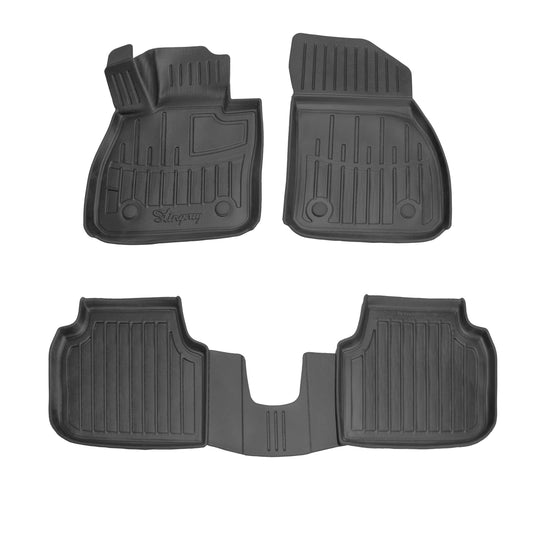 Rubber Floor Mats Stingray 3D (5 pcs) for Mini Clubman F54 2015-2024 - image 1