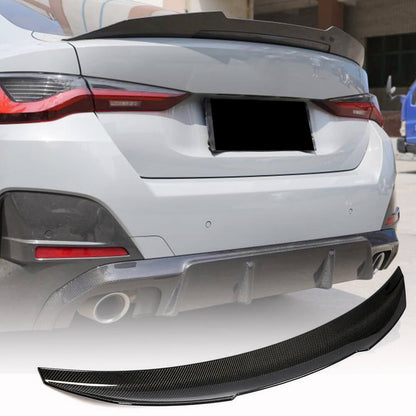 Rear Trunk Spoiler Carbon Fiber V1 (for G26) for BMW I4 (G26) 2022- - image 1