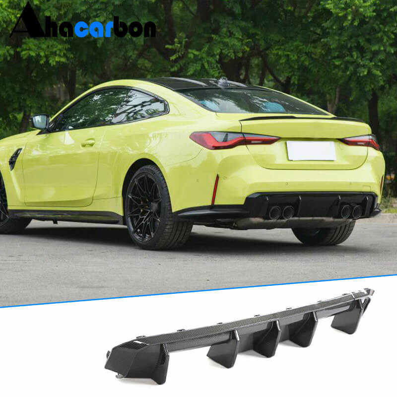 Rear Bumper Diffuser Carbon Fiber V1 (for G82/G83) for BMW 4 series G22/23/26 2020- - image 1