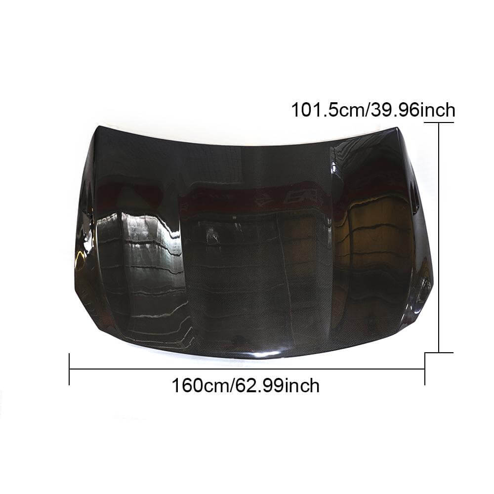 Hood V2 (Carbon) for Mercedes GLA X156 2014-2019 - image 1