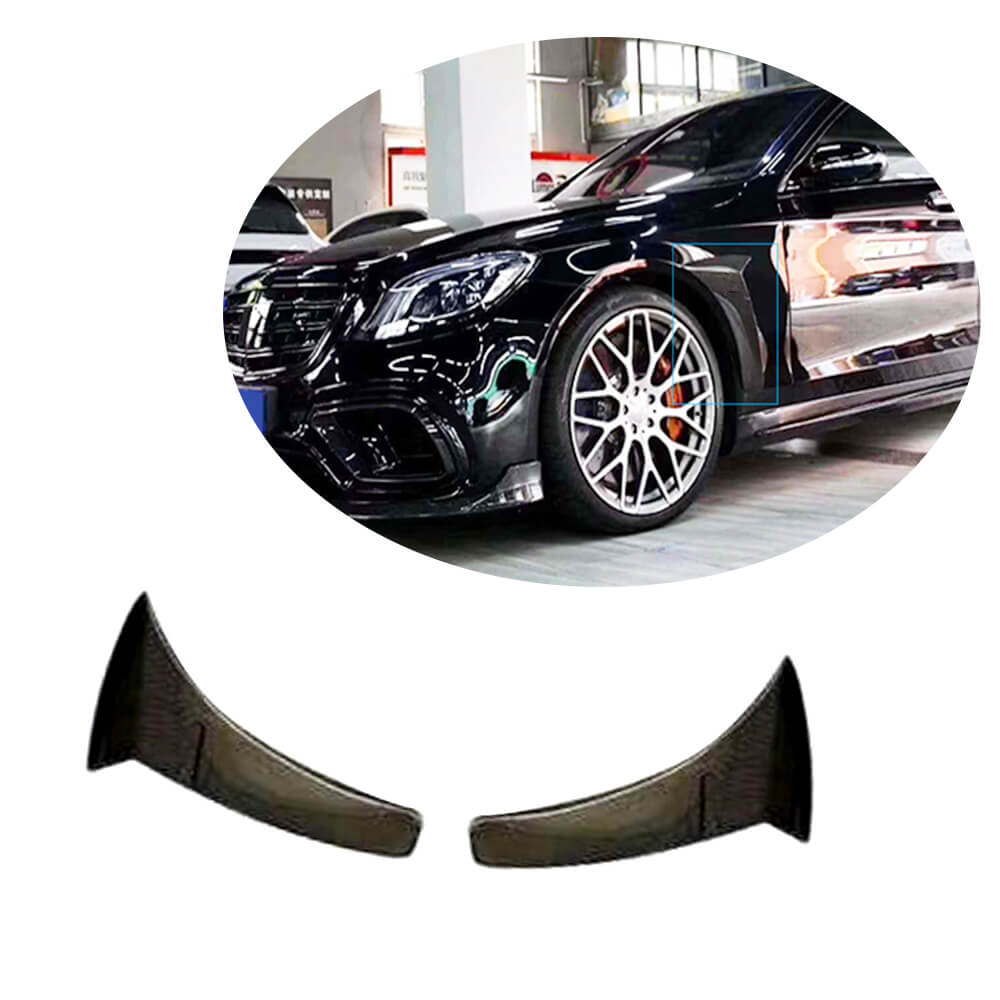 Carbon Front Fender Covers (for 2018-2021) for Mercedes S-сlass W222 2013-2020 - image 1