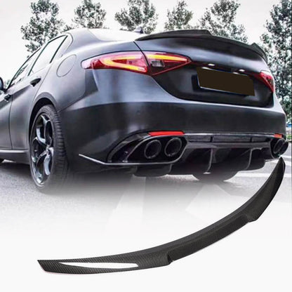 Spoiler V6 (Carbon) for Alfa Romeo Giulia 2016-2022 - image 1