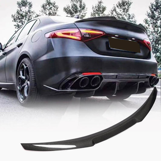 Spoiler V6 (Carbon) for Alfa Romeo Giulia 2016-2022 - image 1