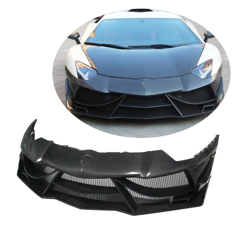 Front Bumper Lip Carbon Covers for Lamborghini Aventador 2011-2022 - image 1