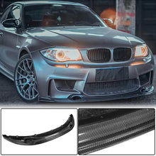 Front Bumper Lip Carbon Fiber V1 (for 1M E82) for BMW 1 series E81/82/87/88 2004-2011 - image 1