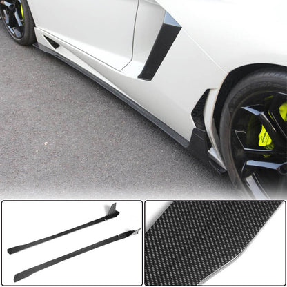 Door Sill Covers (Carbon) for Lamborghini Aventador 2011-2022 - image 1