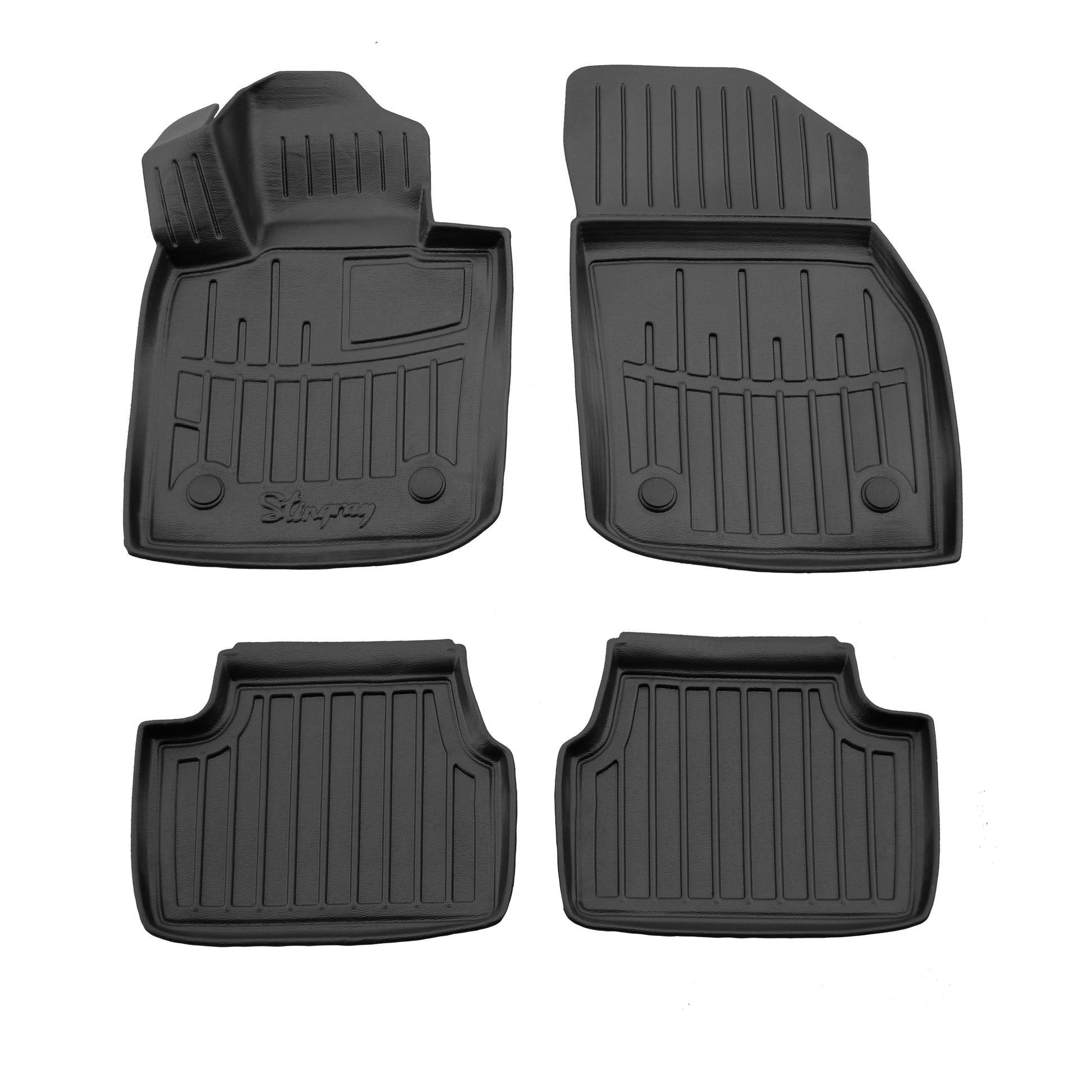 Rubber Floor Mats Stingray 3D (5-door, 4 pcs) for Mini Cooper F55/56/57 2014-2023 - image 1