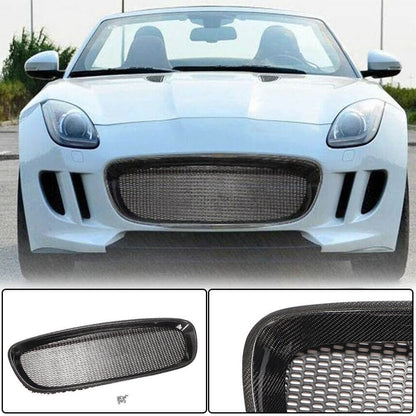 Radiator grille (2013-2016, Carbon) for Jaguar F-Type - image 1