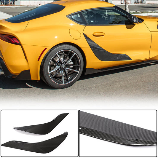 Door overlays (Carbon) for Toyota Supra 2019- - image 1