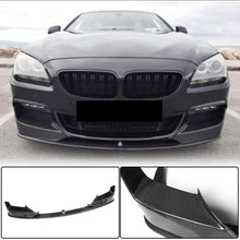 Front Bumper Lip V1 (for M-Sport, Carbon) for BMW 6 Series F12/F13/F06 2011-2018 - image 1