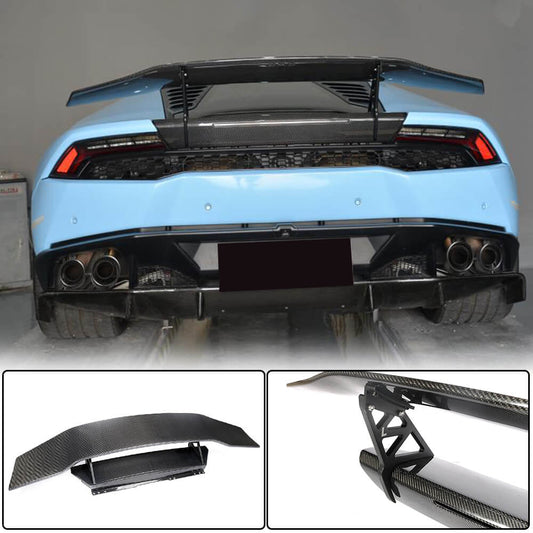 Rear Trunk Spoiler Dry Carbon Fiber for Lamborghini Huracan - image 1