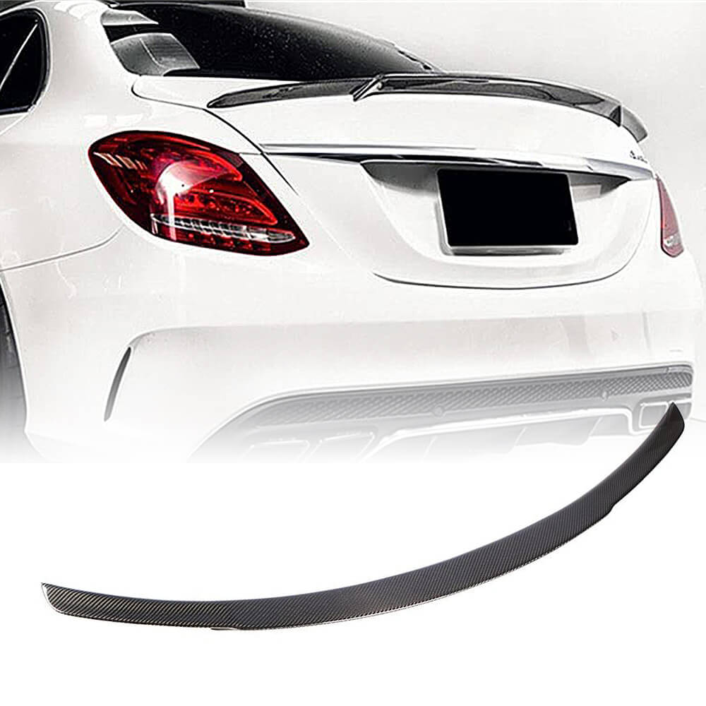 Spoiler V9 (for SD 2015-2019, Carbon) for Mercedes C-class W205 2014-2021 - image 1