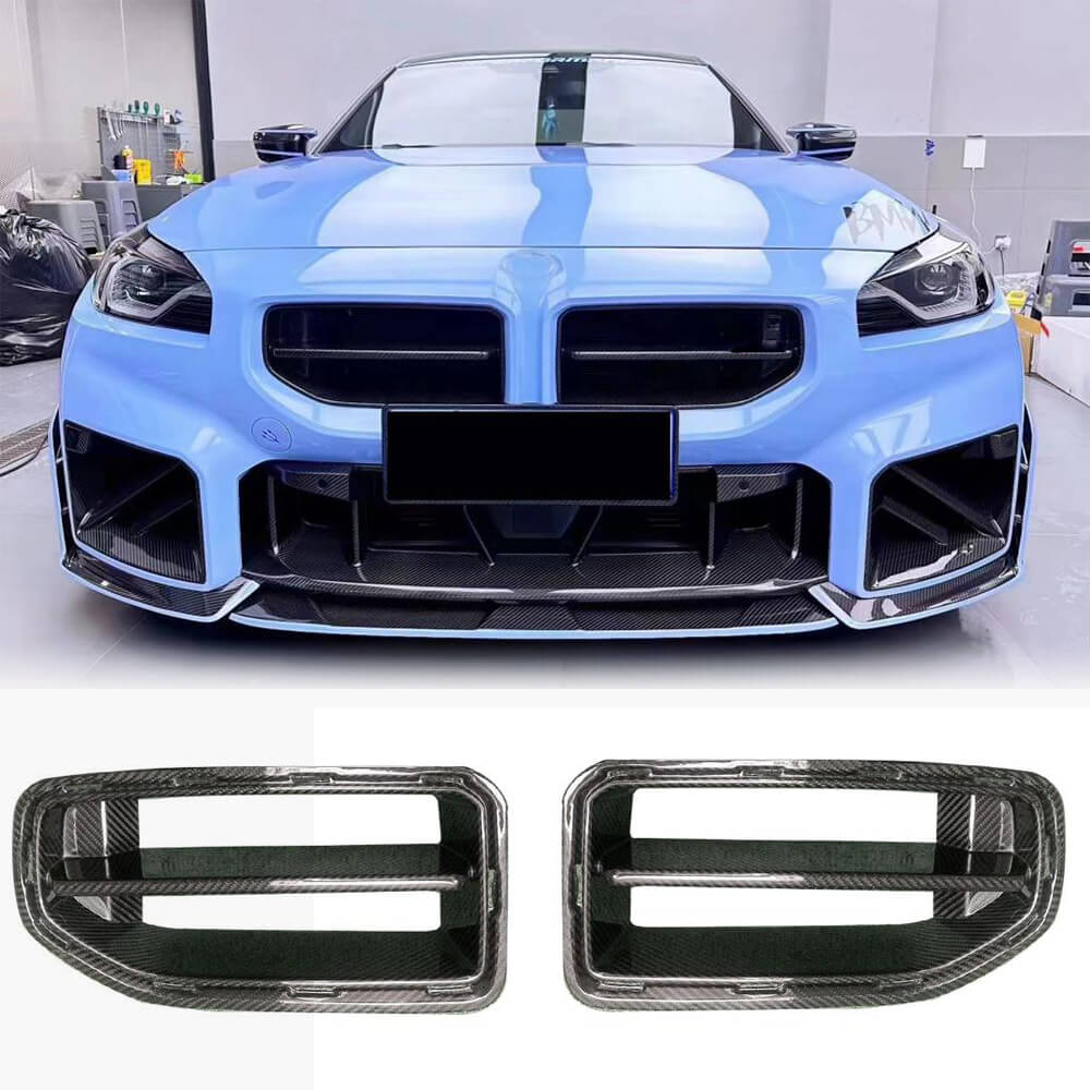Dry Carbon Kidney Grilles (for G87) for BMW 2 Series G42 2021- - image 1