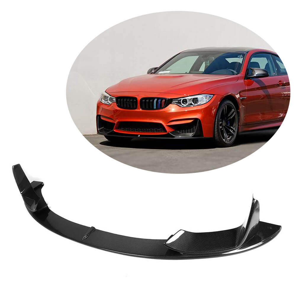 Front Bumper Lip V2 for F82/F83, Carbon for BMW 4 Series F-32 2012-2020 - image 1