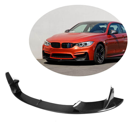Front Bumper Lip Carbon Fiber V2 (for F82/F83) for BMW 4 series F-32 2012-2020 - image 1