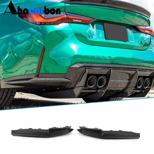 Rear Bumper Vents Dry Carbon Fiber V3 (for G82/G83) for BMW 4 series G22/23/26 2020- - image 1