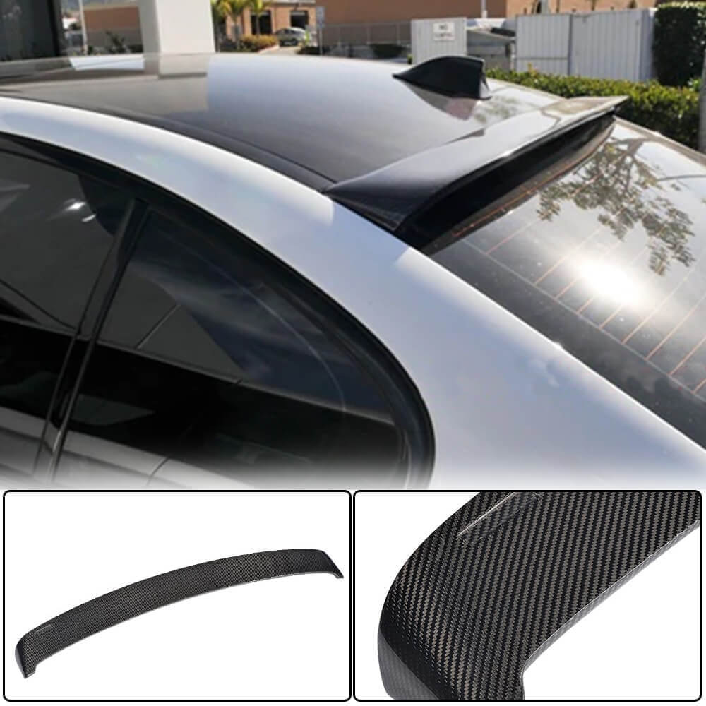 Rear Window Spoiler Visor V2 (for F10, Carbon) for BMW 5 Series F10/F11 2010–2016 - image 1