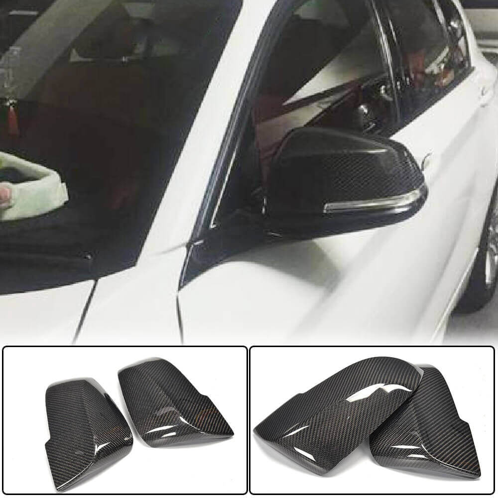 Mirror Covers V3 (Carbon) for BMW 7 Series F01/F02 2008-2015 - image 1