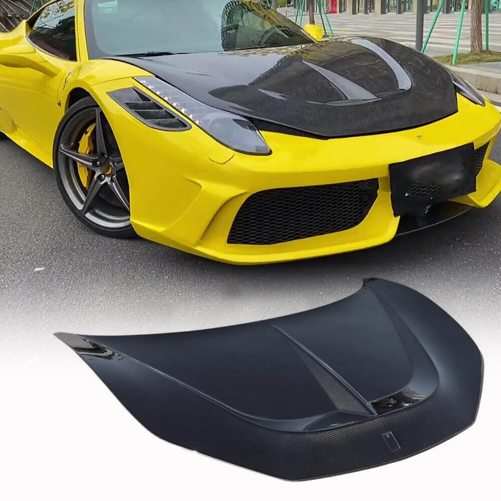Hood (2011-2013, Carbon) for Ferrari 458 Italia 2009-2015 - image 1