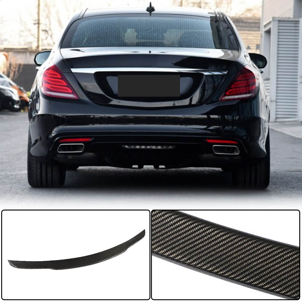 Spoiler V6 (Carbon) for Mercedes S-сlass W222 2013-2022 - image 1