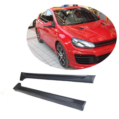 Side Skirts (for Base HB 2010-2013, Carbon) for Volkswagen Golf 6 2008-2014 - image 1