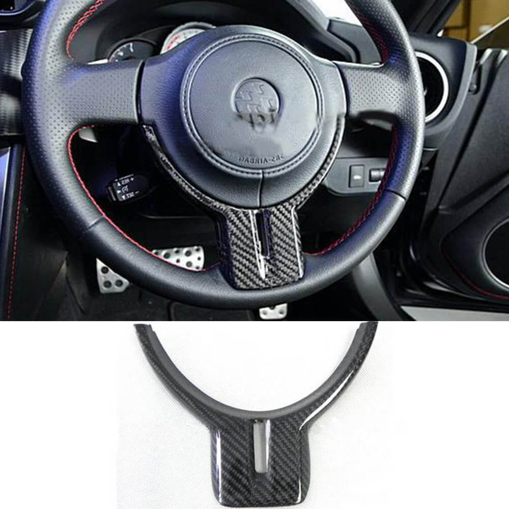 Steering Wheel Trim V1 (Carbon) for Subaru BRZ 2012-2021 - image 1
