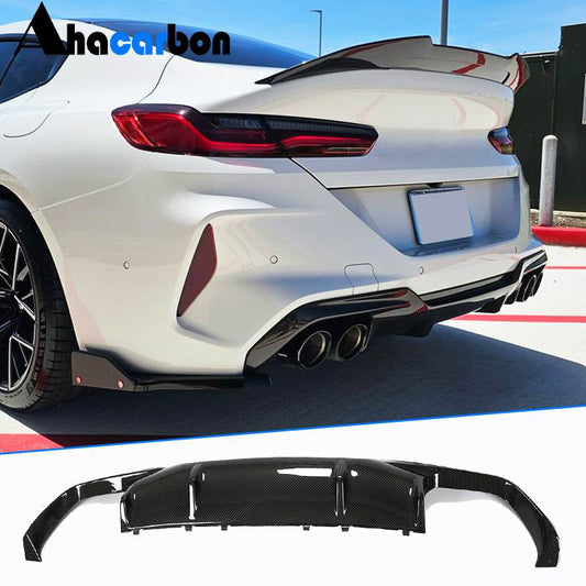 Rear Bumper Diffuser (for F93, Carbon) for BMW 8 Series G14/G15/G16 2018- - image 1