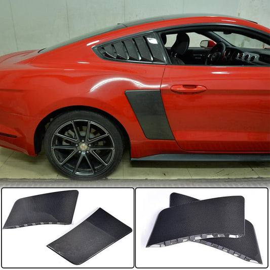 Rear fenders (2015-2017, Carbon) for Ford Mustang 2015-2023 - image 1