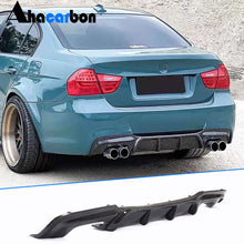Rear Bumper Diffuser Carbon Fiber V2 (for E90 M Sport) for BMW 3 series E-90/91/92/93 2005-2011 - image 1