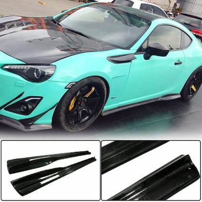 Side Skirts V1 (Carbon) for Subaru BRZ 2012-2021 - image 1