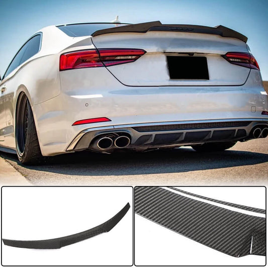 Spoiler V6 (for coupe, Carbon) for Audi A5 2016-2025 - image 1