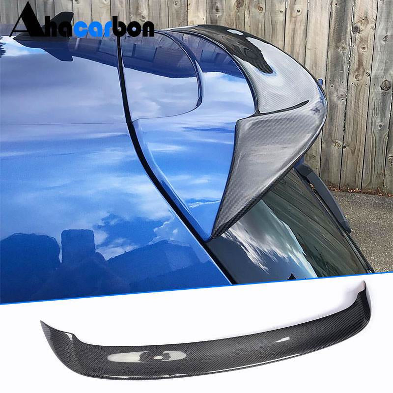 Spoiler V4 (for GTI/R HB 2010-2013, Carbon) for Volkswagen Golf 6 2008-2014 - image 1