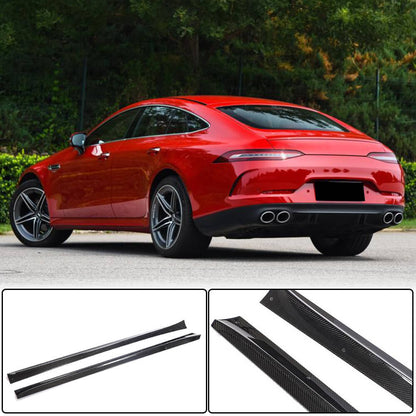 Side Skirts (for GT50/GT63 2018-2022, Carbon) for Mercedes AMG GT 4 X290 2018- - image 1