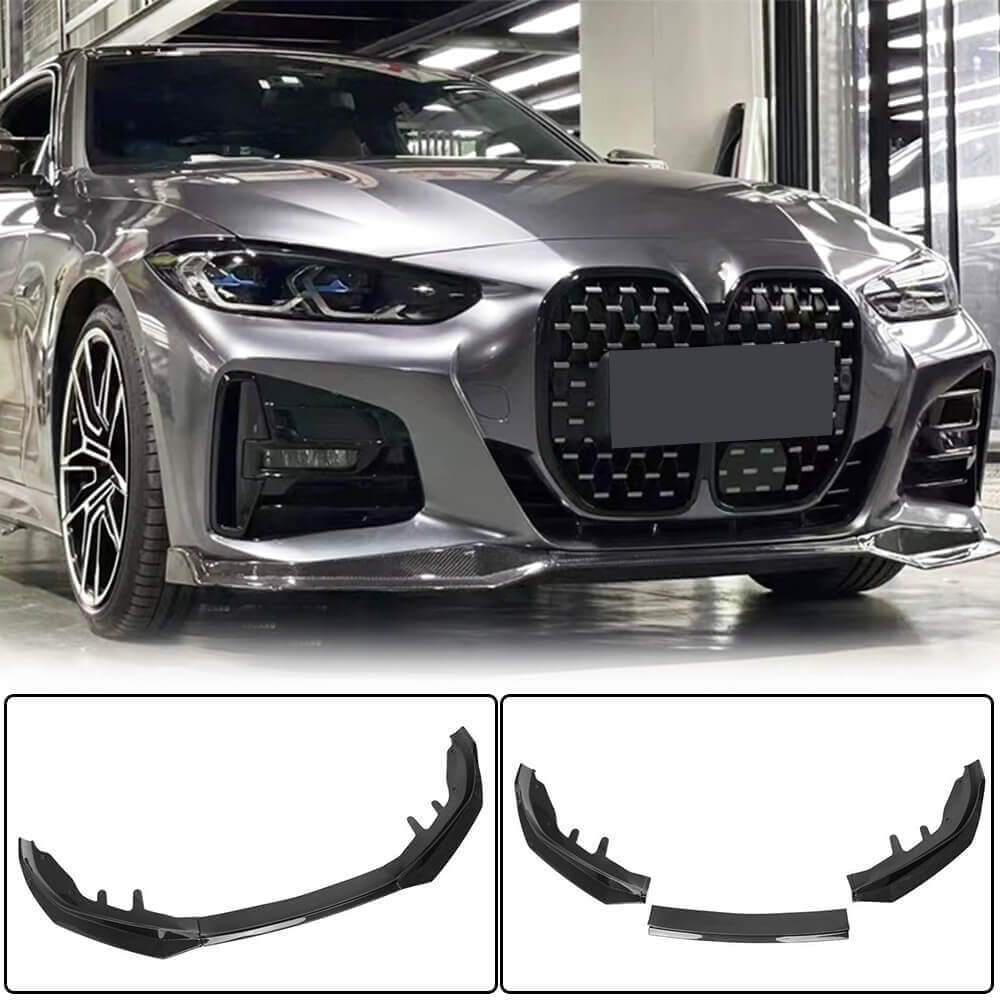 Front Bumper Lip Carbon Fiber V1 (M-Sport) for BMW 4 series G22/23/26 2020- - image 1