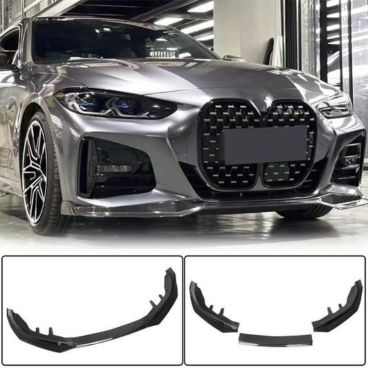 Front Bumper Lip Carbon Fiber V1 (M-Sport) for BMW 4 series G22/23/26 2020- - image 1