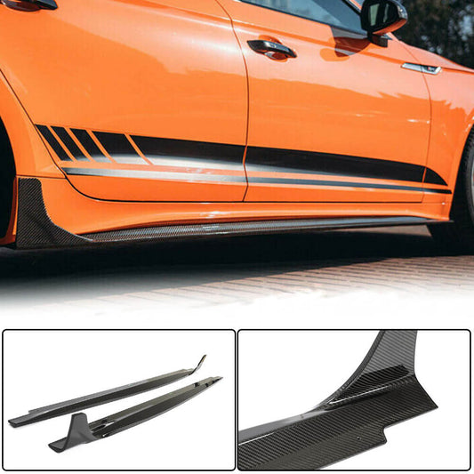 Side sills 2021-2025 V1 (for Sportback, Carbon) for Audi A5 2016-2025 - image 1