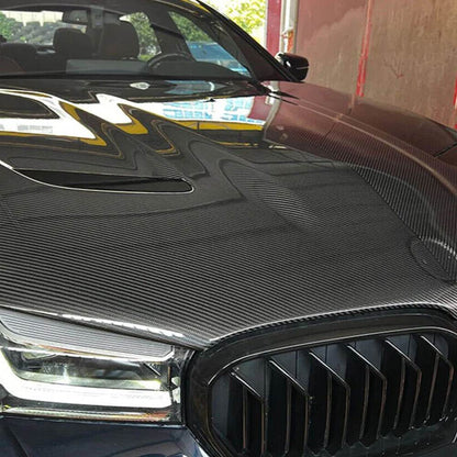 Hood (F90-Style, Carbon) for BMW 5 Series G30/G31 2017-2023 - image 1