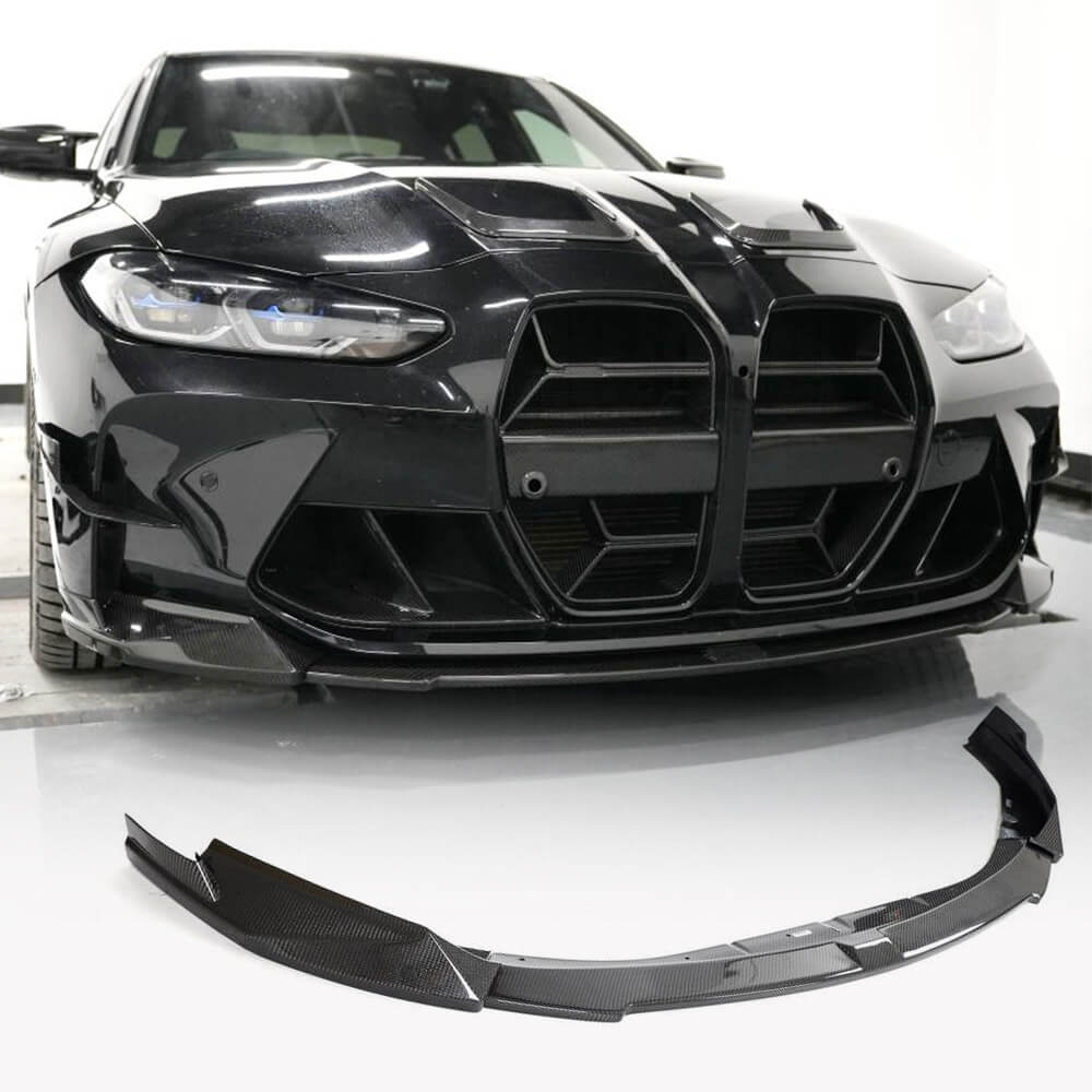 Front Bumper Lip V1 for G82/G83, Carbon for BMW 4 Series G22/23/26 2020- - image 1