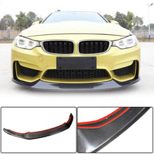 Front Bumper Lip V7 (for F82/F83, Carbon) for BMW 4 Series F-32 2012-2020 - image 1