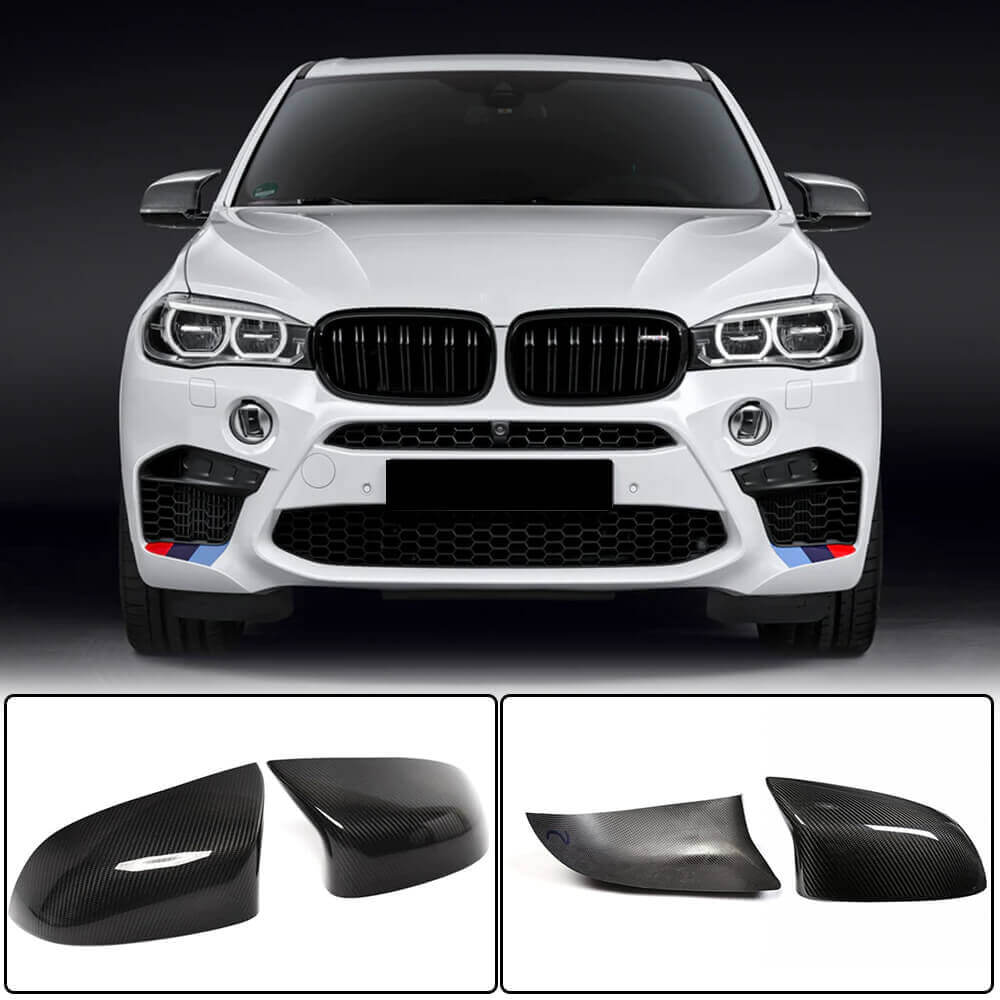Mirror Covers Add-on Dry Carbon Fiber (for F85) for BMW X5 F-15 2013-2018 - image 1